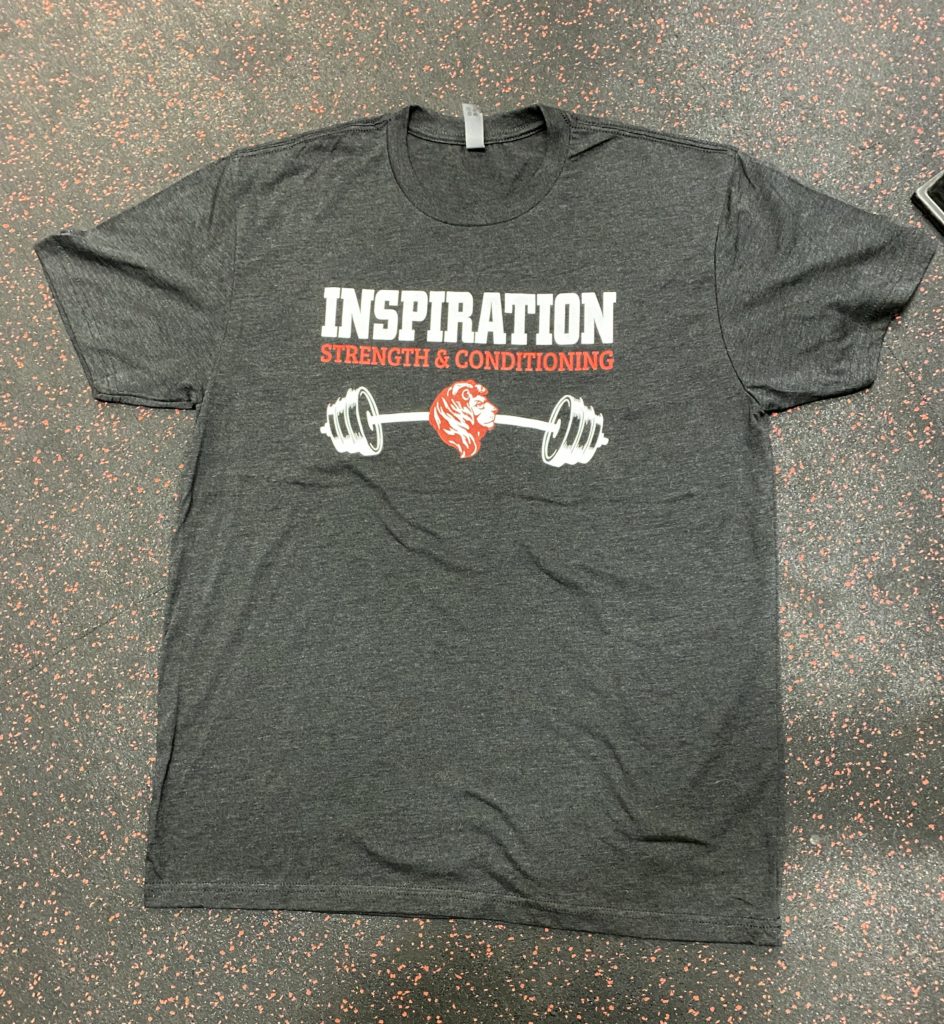 college strength and conditioning shirts